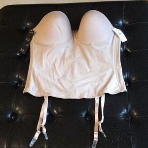 Va Bien Ultra-Lift Seamless Bustier. Nude 38C 40C.